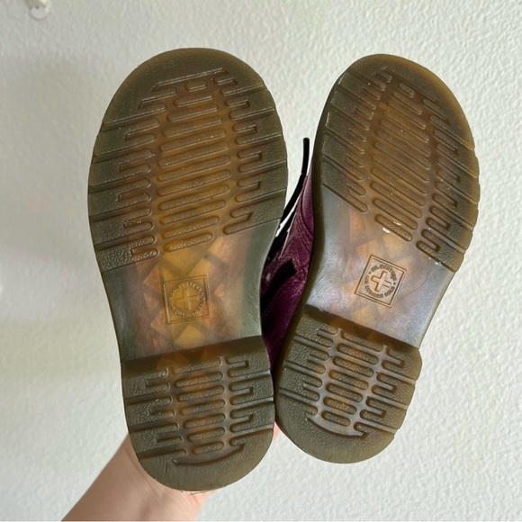 Dr. Martens Toddler Glitter Lace Up Boots Comic Pink Purple Emo Punk 90s Y2K - Picture 5 of 8